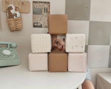Load image into Gallery viewer, Mini Play Cubes | Floral | Pre-Order May
