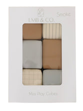 Load image into Gallery viewer, Mini Play Cubes | Smoke
