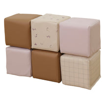 Load image into Gallery viewer, Mini Play Cubes | Floral | Pre-Order May
