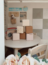 Load image into Gallery viewer, Mini Play Cubes | Floral | Pre-Order May
