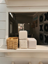 Load image into Gallery viewer, Mini Play Cubes | Floral | Pre-Order May
