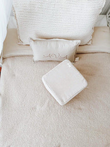 Crib Blanket | Teddy Sand