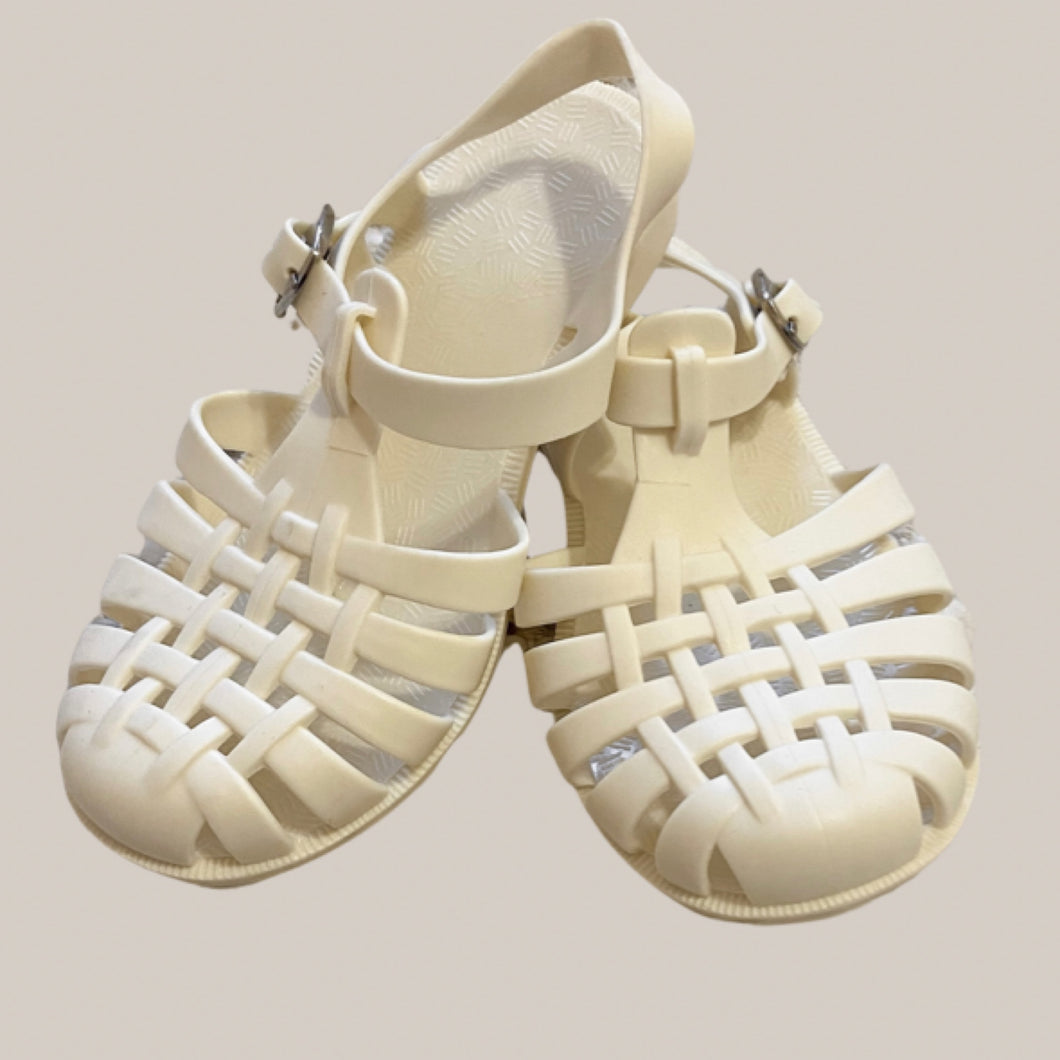 Jelly Shoes | Cream | Size up 2