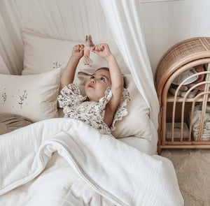 Crib Blanket | Powder