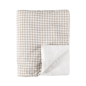 Crib Blanket | Gingham