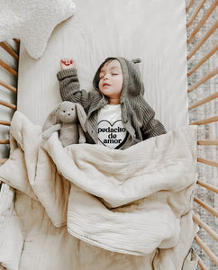 Crib Blanket | Khaki Olive