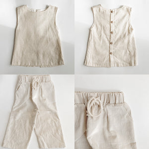 Leo Linen Set | Girls