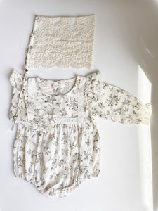 Emma Bonnet Romper Set