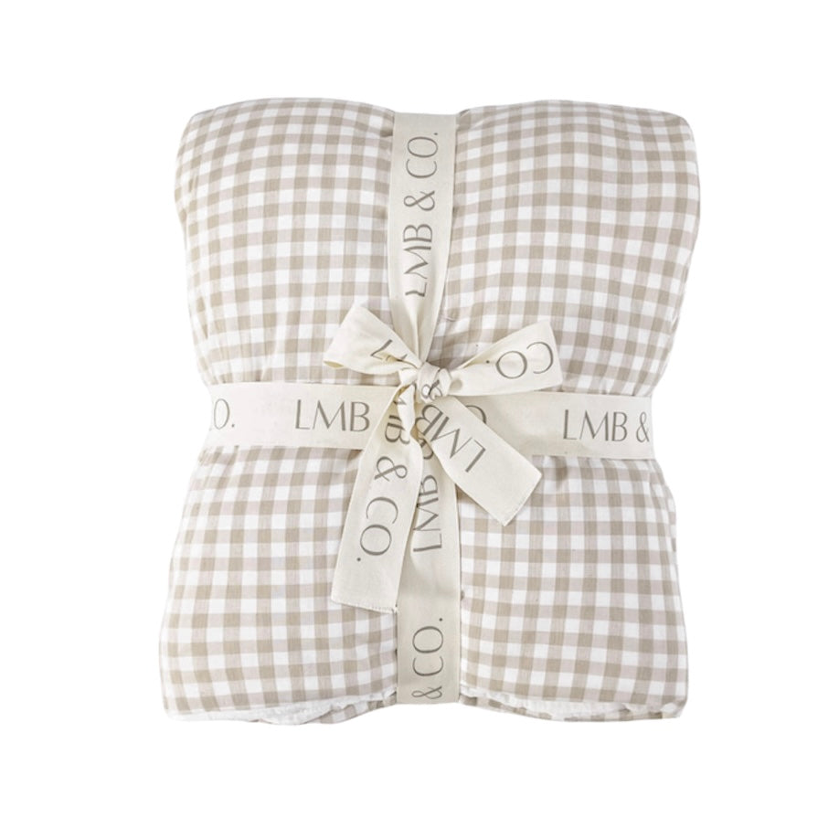 Crib Blanket | Gingham