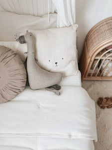 Crib Blanket | Powder