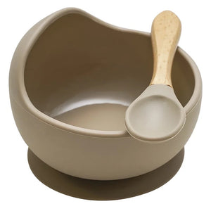 Round Bowl + Spoon | Taupe