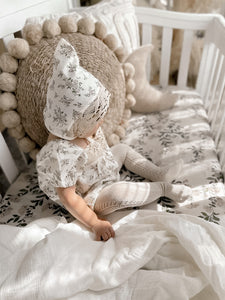 Bella Bonnet Romper Set
