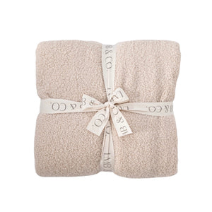 Crib Blanket | Teddy Sand
