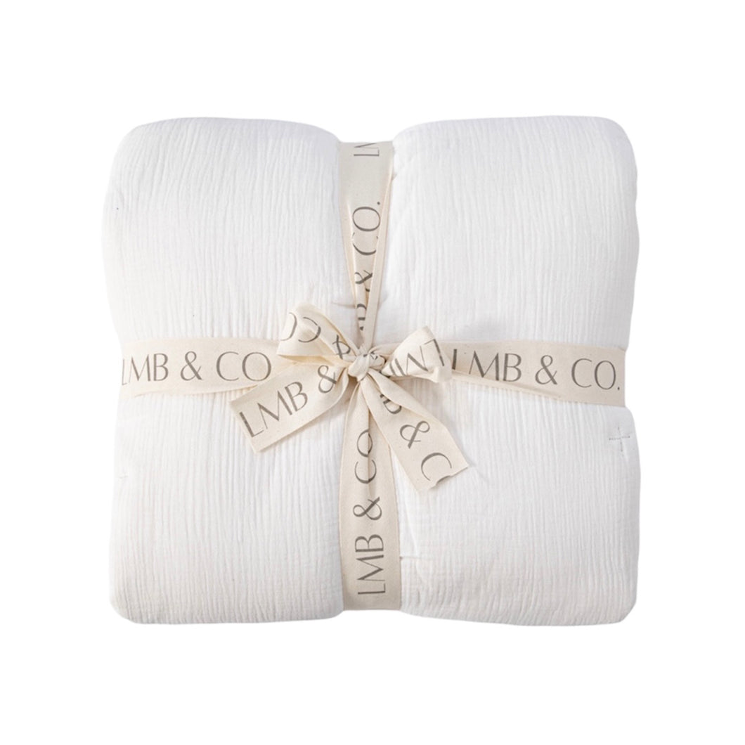 Crib Blanket | Powder