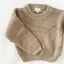 Load image into Gallery viewer, Chunky Knit Sweater | Pecan
