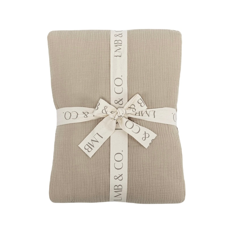 Crib Blanket | Khaki Olive